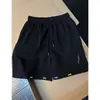 Pantalones Cortos Bordados Retro Americanos para Hombre Verano Tendencia Marca Casual Pantalones de Chándal Alta Gama Transpirables Versátiles Holgados de Cinco Puntos