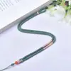 Cordón para colgante de plata 925, cuerda de collar tejida simple, cuerda para colgante de jade, joyería para colgar en el cuello, venta al por mayor, suministro directo