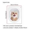 Funda de inodoro de dibujos animados de gato 3D pegatinas de PVC para inodoro CH81220 pegatinas de pared decorativas para inodoro personalizadas transfronterizas al por mayor