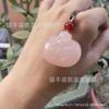 Venta al por mayor semilla de hielo raíz de loto en polvo color jade afgano Buda colgante polvo de toronja jade balanza sin importar marca collar de jade colgante