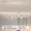 Luz principal da sala de estar com um toque de luxo leve, luminária de teto LED simples e moderna para o hall, luminárias para toda a casa de Guangdong Zhongshan