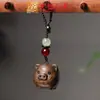 Sândalo Dourado Nova Versão dos Doze Signos do Zodíaco Pingente para Celular Pingente de Madeira para Bolsa Chaveiro Argola Lembrancinha