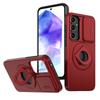 Nuevo Adecuado para SAM A55 5G Extraordinaria Armadura Oculta Segunda Generación Funda para Teléfono con Ventana Deslizante Samsung A35 5G Soporte Cubierta Resistente a Caídas