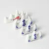 Portalápices de cerámica Jingdezhen Shanzi portalápices cerámica azul y blanca herramientas pintura arte enseñanza porcelana Portalápices