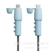 Protector de cable de datos de silicona, 20ª generación, proporciona cobertura total, previene roturas y protege la interfaz del cable de carga del polvo