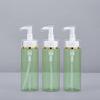 Subbotella de loción verde de 120 ml, de plástico PET transparente, verde noble, para maquillaje, cuidado de la piel.