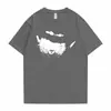 Camiseta Pesada de Algodón con Gráfico de Rapper Transfronterizo Playboi Carti para Adolescentes Hombres Mujeres