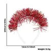 Decorações de Natal Tiara Enfeite de Cabeça Festa de Natal Adereços para Fotos Chifres de Desenho Animado Estéreo Sino Tiara Acessórios de Cabelo