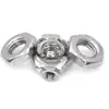 Tuerca Hexagonal Fina Delgada de Acero Inoxidable 304, Tapa de Tornillo de Rosca Fina, Tuerca Plana, Tuerca Hexagonal, Tuerca Plana Fina Delgada