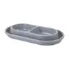 Tigela para Gatos para Múltiplos Gatos Compartilharem, Antiderramamento, Antiderrapante, Boca Inclinada, Tigela de Alimentação Protetora do Pescoço, Tigela para Cachorros, Tigela Dupla Antiformigas