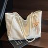 Bolsa de Grande Capacidade para Mulheres Nova Moda Primavera 2026 Simples Bolsa de Ombro Versátil Textura Classe Bolsa Tote para o Trabalho