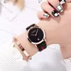Reloj GUOU antiguo europeo para mujer, correa, coreano, simple, casual, tendencia, impermeable, calendario, moda, cinta, reloj para estudiante, temperamento