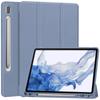 Funda de cuero de 11 pulgadas para Samsung Tab S9 SM-X710/X716B/X718U con ranura para lápiz funda blanda de TPU