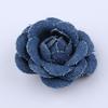 3.50cm tela de mezclilla flor de fábrica simulación flor de rosa flor pequeña agujero de flor zapatos sandalias y pantuflas sombrero de paja accesorios accesorios