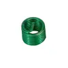 Funda Protectora de Hilo de Acero Galvanizado Verde Anti-Fugas Manguito de Hilo de Acero Color Plateado M1.4 M1.6