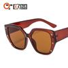Nuevas Gafas de Sol de Color de Contraste 6611 Gafas de Sol para Hombre y Mujer Moda Europea y Americana Color Gafas Transfronterizas Venta al por Mayor