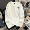 Bestseller de Almacén Lightning Camiseta de Manga Larga para Hombre Primavera y Otoño Estilo Coreano Casual Holgada Cuello Redondo Versátil Talla Grande Capa Base Transfronterizo