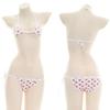 Mini bikini de fresa con cordones, de tres puntos y cintura baja, con abertura, venta al por mayor, S0315