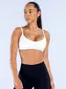 Yu An Nailon Mate Cuello Redondo Hombro Recto Correa de Hombro Sujetador de Fitness Sin Costuras Yoga Deporte 0322 Ropa Deportiva