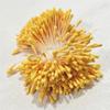 Núcleo de flor mate de 2 mm material de flor de malla de seda núcleo de flor hecho a mano núcleo de flor de cinta coreana capullo de flor de azúcar torneado multicolor