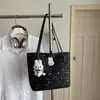 Bolsa tote de grande capacidade para mulheres, novo modelo de verão 2026, bolsa de ombro casual texturizada, bolsa de ombro para o dia a dia, bolsa de mão de alta qualidade