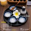 Salón de Belleza Cerámica Platos Mezcladores de Aceites Esenciales Tailandia Olla de Aceites Esenciales Botella de Fragancia Set de Bandejas para Club Plato para Productos de Belleza