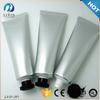 Tubo de luz cosmético directo de fábrica de Guangzhou se puede imprimir 30 ml en stock tubo plateado en blanco manguera de plástico de aluminio