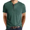 Camiseta Táctical Henry de Manga Corta con Cuello Redondo para Hombre de Exterior Amazon Camisa Poio Casual Clásica Europea y Americana para Hombre