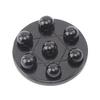 Gema de Cristal Natural Mini Matriz de Siete Estrellas Disco de Siete Estrellas Adornos de Cuentas Redondas Estrella de Siete Hombres Feng Shui Hogar Adornos de Joyería