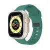 Para Apple Watch 123456789 Generación Ultra King Kong Hebilla Cuadrada Correa de Silicona Deportiva para Reloj
