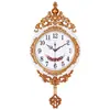 Reloj de Pared Polaris para Sala de Estar Hogar Vela Reloj de Pared Distintivo de Lujo Famoso en Internet Lujo Ligero Arte Moda Colgante de Pared Restaurante