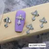 Acessórios de Unhas Liga de Metal Cruz Escura Novo Estilo Transfronteiriço Brincos Retrô Europeus e Americanos Decorações de Unhas Estilo Punk Gótico