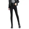 Jeans forrados de polar para mujer otoño e invierno 2022 nuevo estilo coreano cintura alta adelgazantes alta elasticidad cálidos Pantalones pitillo de mezclilla