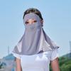 Mascarilla de protección solar de verano para mujer, mascarilla facial completa anti-UV para hombre, velo de protección facial para ciclismo, mascarilla para el cuello