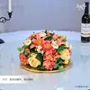 Nuevas Flores para Mesas Redondas en Habitaciones Privadas de Hotel, Arreglos Florales para Mesas de Comedor, Decoraciones Florales para Fiestas de Cumpleaños en Restaurantes, Arte Floral para Mesas de Salas de Conferencias