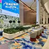 Banco Circular de Terrazzo para Cova de Árvore Parque Urbano Suburbano Concreto Pré-fabricado Contorno de Árvore Canteiro de Flores Paisagismo Externo Assento de Lazer