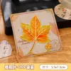 Marcador de Página Metálico Hoja de Arce, Marcador de Lectura Creativo con Forma Especial de Hoja de Ginkgo, Clip para Páginas de Libros, Marcador de Estudiante Exquisito y de Alta Gama