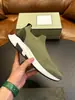 Tênis slip-on masculino com cabedal em malha fly-knit e painéis em couro camurça, decoração em formato de estrela e solas grossas, TF transfronteiriço