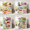 Cobertor de Ar Condicionado de Verão Crayon Shin-Chan Cobertor Espesso de Flanela Desenho Animado Infantil Cobertor de Sesta para Escritório para Todas as Estações