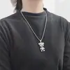 Collar de Acero de Titanio con Tigre para Actividad Hip-Hop para Hombre Cadena de Suéter Moderna Punk para Pareja Cadena de Suéter para Mujer Accesorios del Año del Tigre