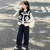 Otoño Temprano 2026 Ropa Nueva para Mujer Super Hermosa Atuendo Bonito Combinando un Conjunto Completo Sensación de Alta Gama Conjunto de Tres Piezas Super Atractivo