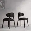 Silla de Comedor para Uso Doméstico con un Toque de Lujo Ligero, Silla para Mesa de Té de Sala de Estar, Taburete Negro para Comedor, Nuevo Modelo 2026 con Respaldo Silla para Mesa de Comedor