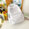 Mochila Escolar Simple de Gran Capacidad para Mujer 2026 Nuevo Estilo Ins Mochila de Alto Valor Estilo Japonés Ligera Mochila Estampada para Estudiante