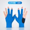 Nuevos guantes de billar especiales para hombres y mujeres, antideslizantes, resistentes al desgaste, transpirables, de tres dedos, guantes de juego de mesa de billar de medio dedo