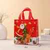 Bolsas de Embalagem de Presente de Natal Novas Transfronteiriças, Bolsas Pequenas Coloridas Estampadas Requintadas, Bolsas de Presente de Natal com Desenhos Festivos