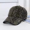 Directo de fábrica: Gorra de béisbol triangular de retazos con pedrería completa, unisex, estilo hip-hop de alta costura, sombrero de sol lujoso y deslumbrante