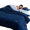 Novo conjunto de edredom para sono profundo de outono e inverno, macio e regulador de temperatura, quente, respirável e confortável, adequado para todas as estações, ideal para dormitórios estudantis