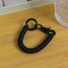Pingente de chaveiro de mola cordão anti-perda para celular chaveiro cor cordão elástico retrátil enfeites para bolsa de estudante