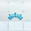 Pendientes de Aleación de Titanio ASTM F-136 con Circonita Ojo de Caballo Siete Circonio G23 Clavos para Hélice de Oreja de Circonio Pendientes de Perforación para el Hueso de la Oreja