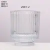 Venta al por mayor Transfronterizo Sencillo Vasos de Vidrio para Velas Contenedores de Velas Aromáticas Hechos a Mano DIY Transparentes Portavelas Color Spray Serigrafía